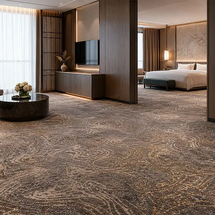 Op maat gemaakt hotel kamerbreed tapijt