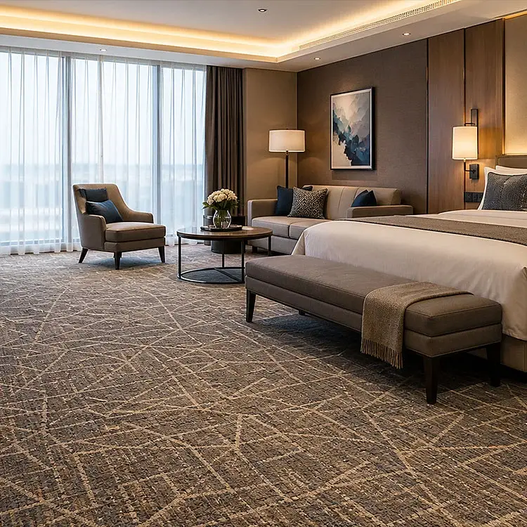 Op maat gemaakt hotelkamerbreed tapijt