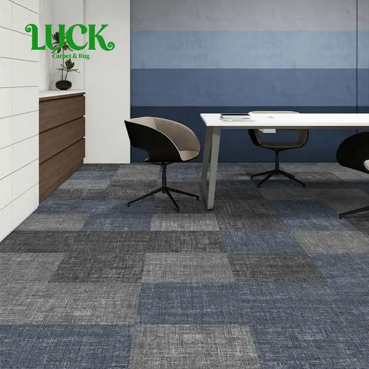 Polyester bedrukte tapijttegel met PVC-rug