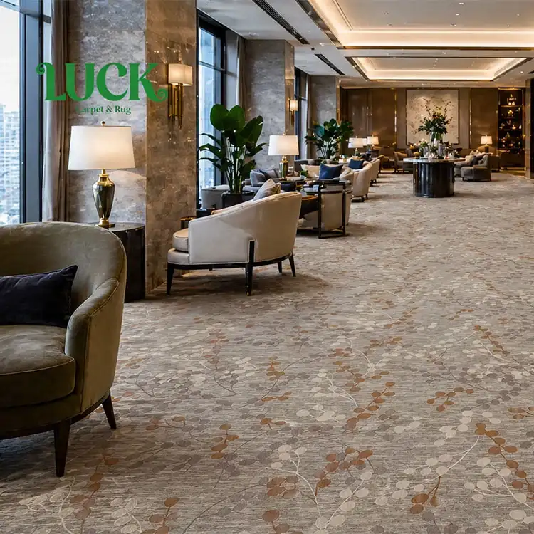 Wol bedrukt kamerbreed tapijt voor hotel
